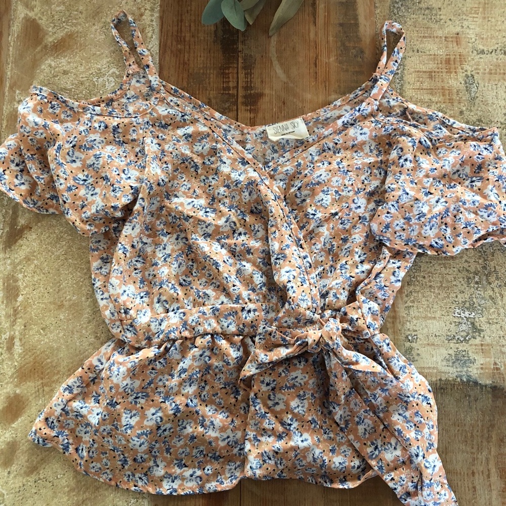 Floral Rusty Pink Blouse